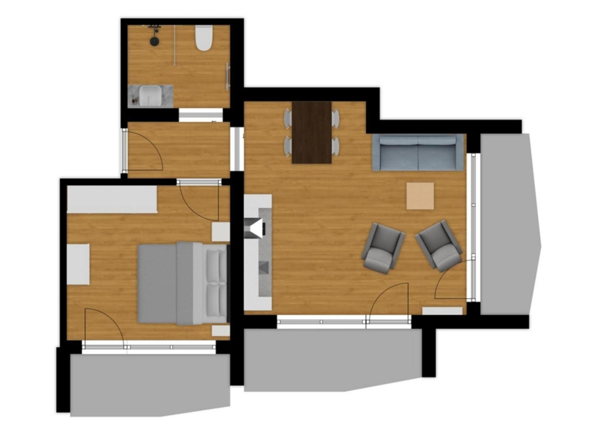 Herzblut Wohlfuehl Appartements Oetz Ruang foto