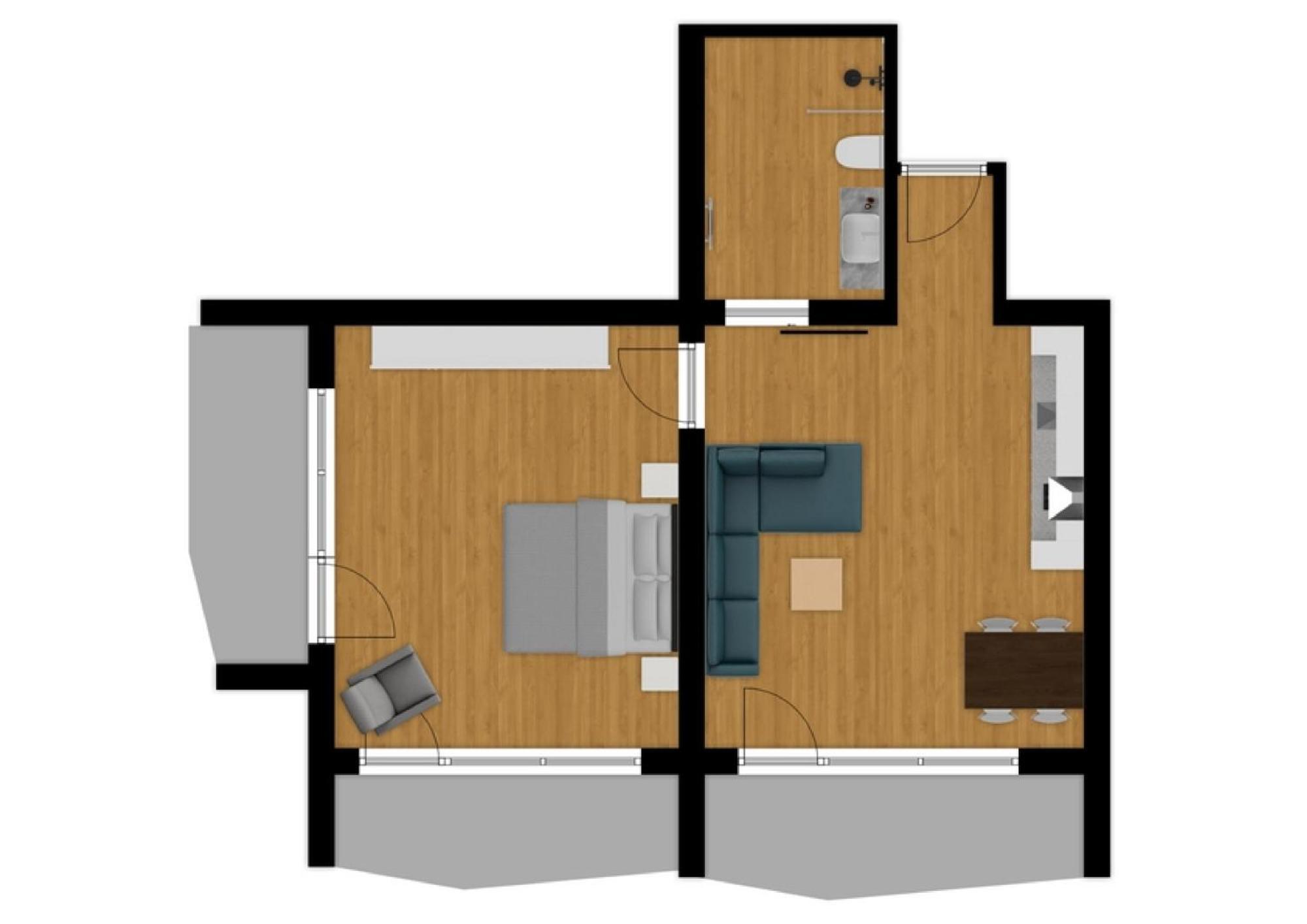 Herzblut Wohlfuehl Appartements Oetz Ruang foto